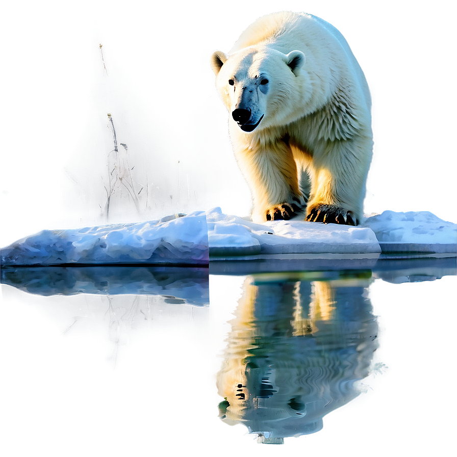 Polar Bear Fishing Png Tgm PNG image