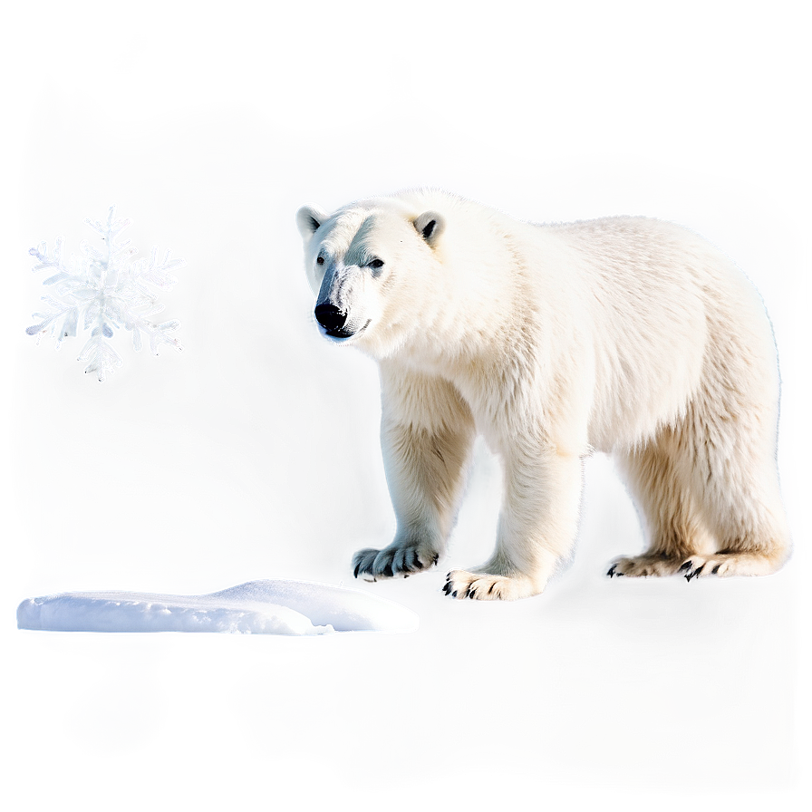 Polar Bear In Arctic Png 05062024 PNG image