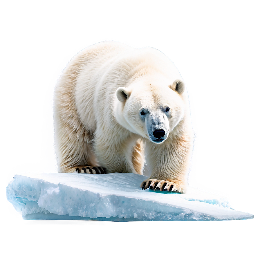 Polar Bear On Iceberg Png Lvx15 PNG image