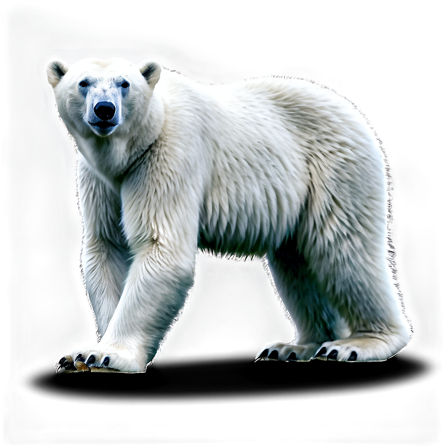 Polar Bear Standing Png 05062024 PNG image