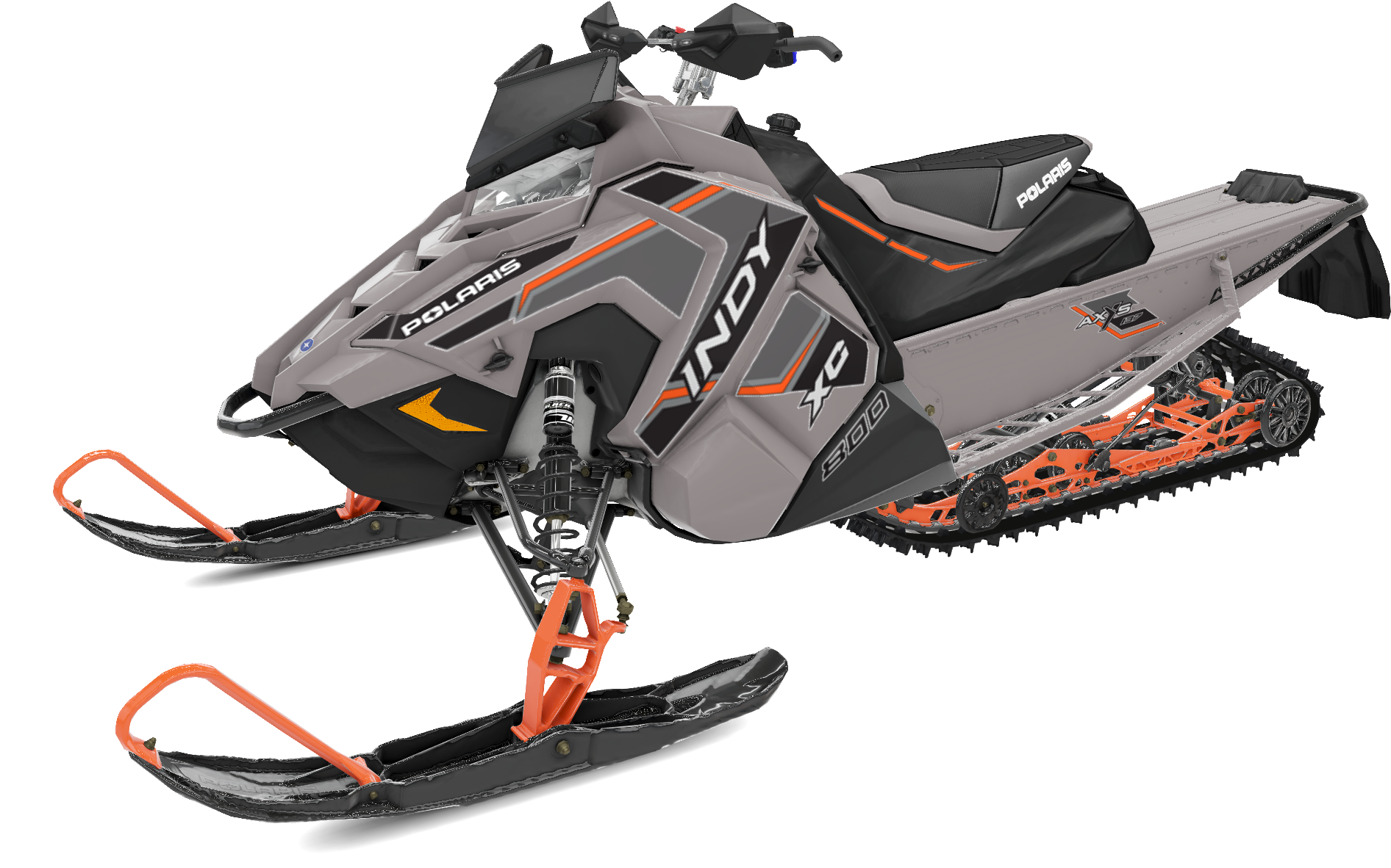 Polaris Indy Snowmobile Showcase PNG image