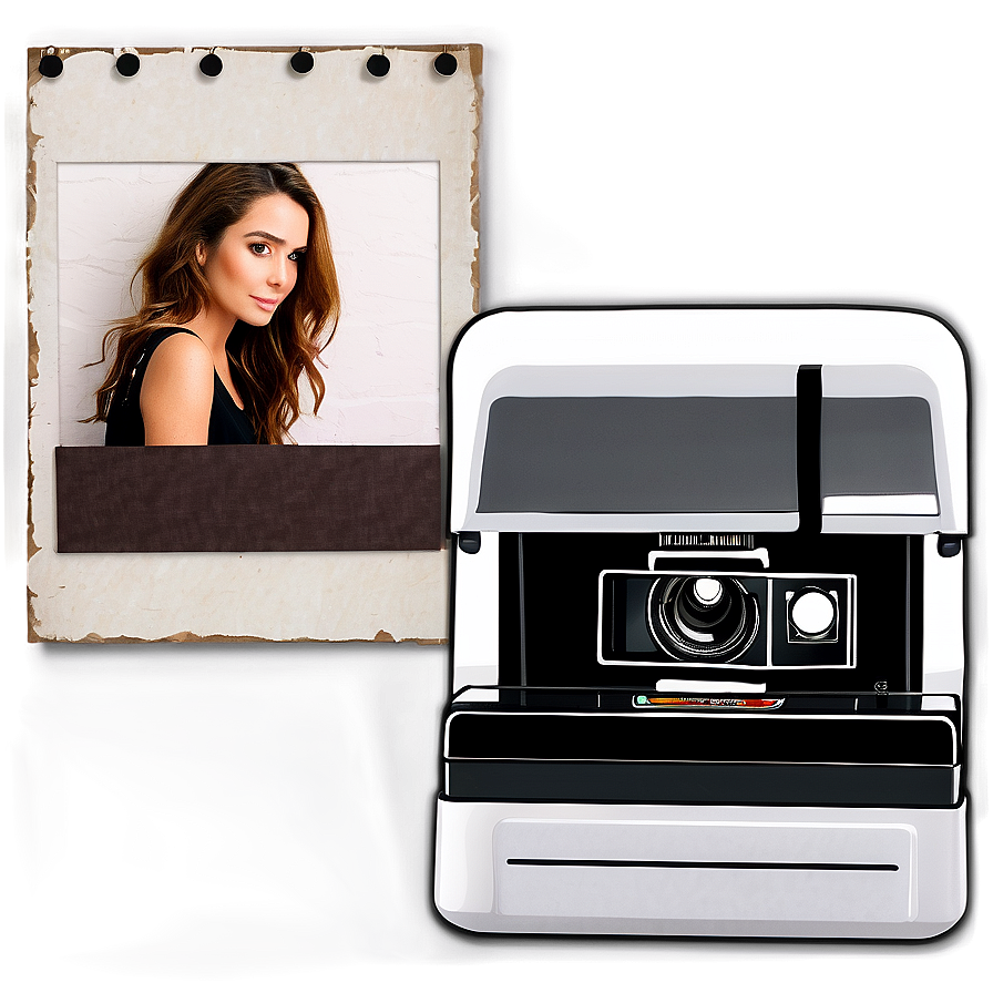 Polaroid Wall Collage Template Png Uaj PNG image