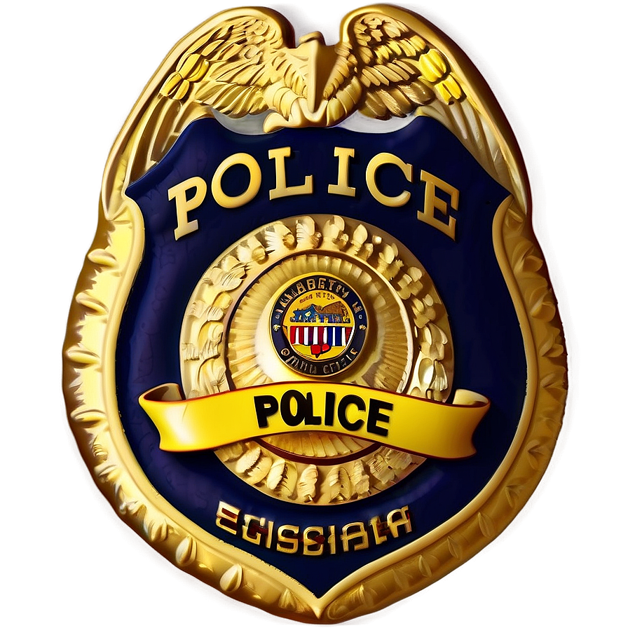 Police Badge Illustration Png 05252024 PNG image