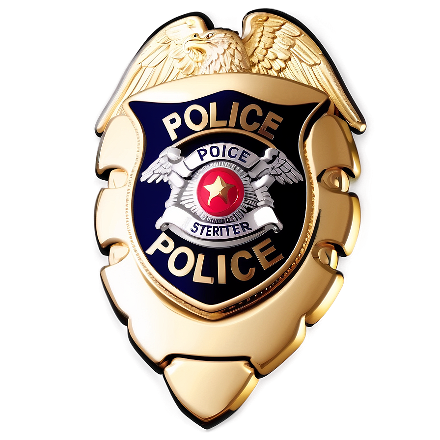 Police Badge Illustration Png 05252024 PNG image