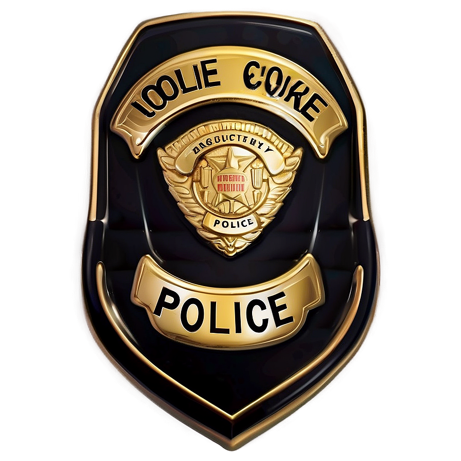 Police Badge Illustration Png 4 PNG image