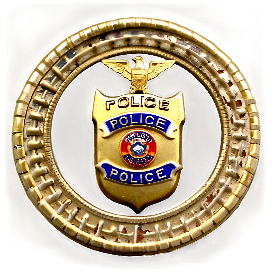 Police Badge Sketch Png Fwo75 PNG image