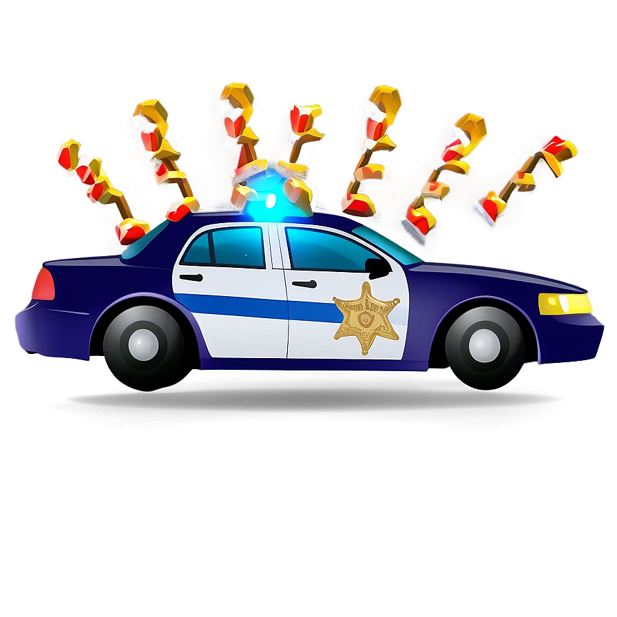 Police Car At Night Png 99 PNG image