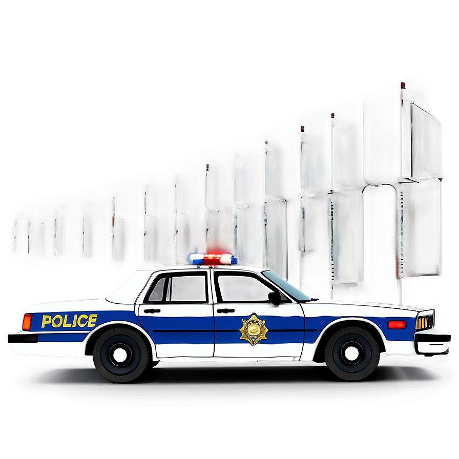 Police Car Back View Png 05252024 PNG image