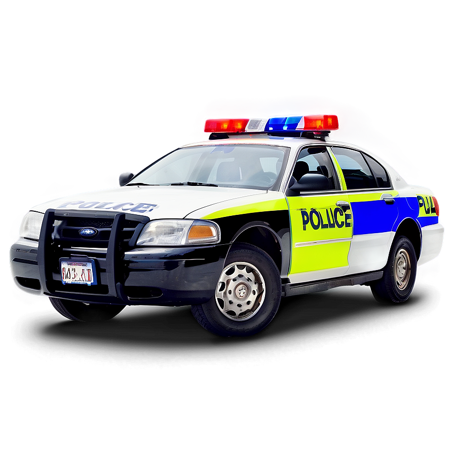 Police Car Blocking Road Png Rfn PNG image