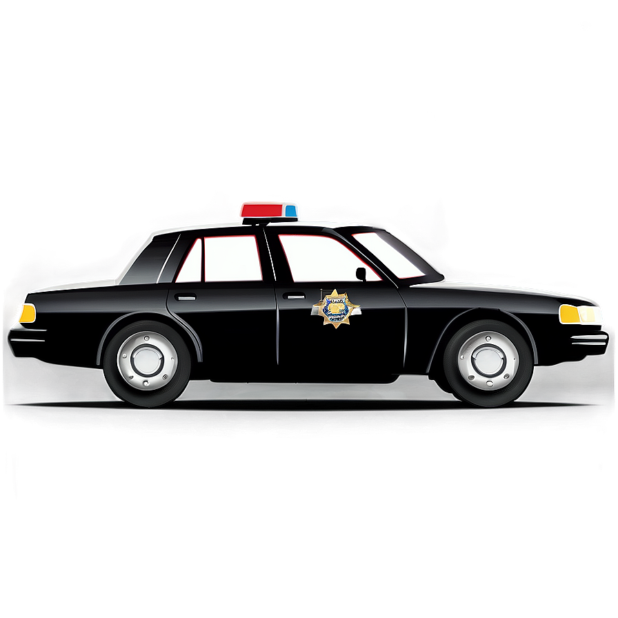 Police Car Silhouette Png 05252024 PNG image