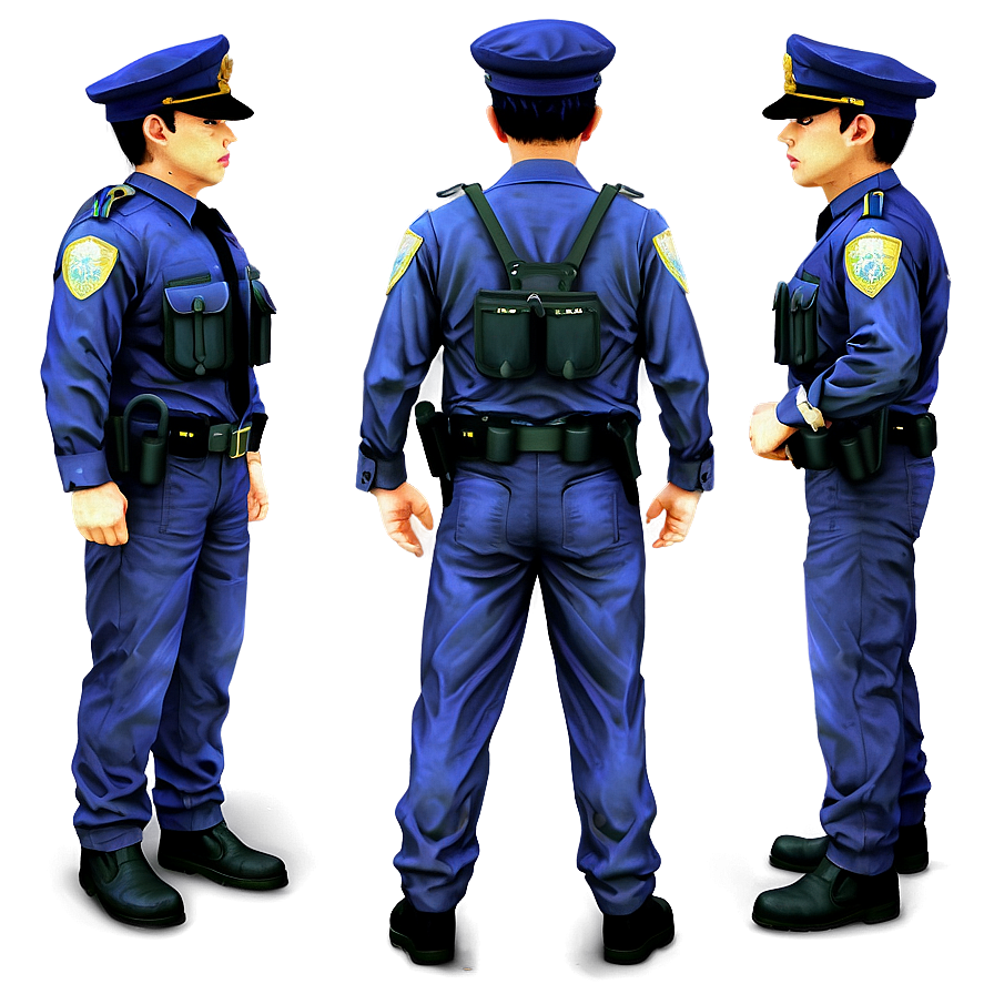 Police Detective Officer Png 2 PNG image