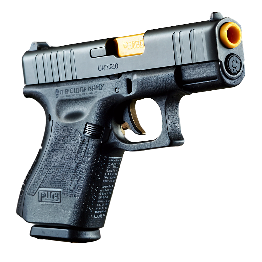 Police Issue Glock Handgun Png 05212024 PNG image