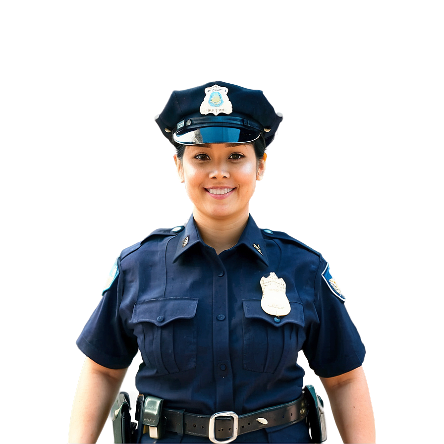 Police Officer In Parade Uniform Png 06252024 PNG image