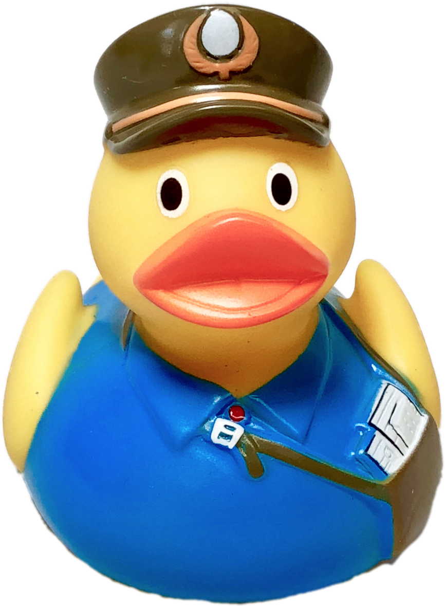 Police Officer Rubber Duck PNG image