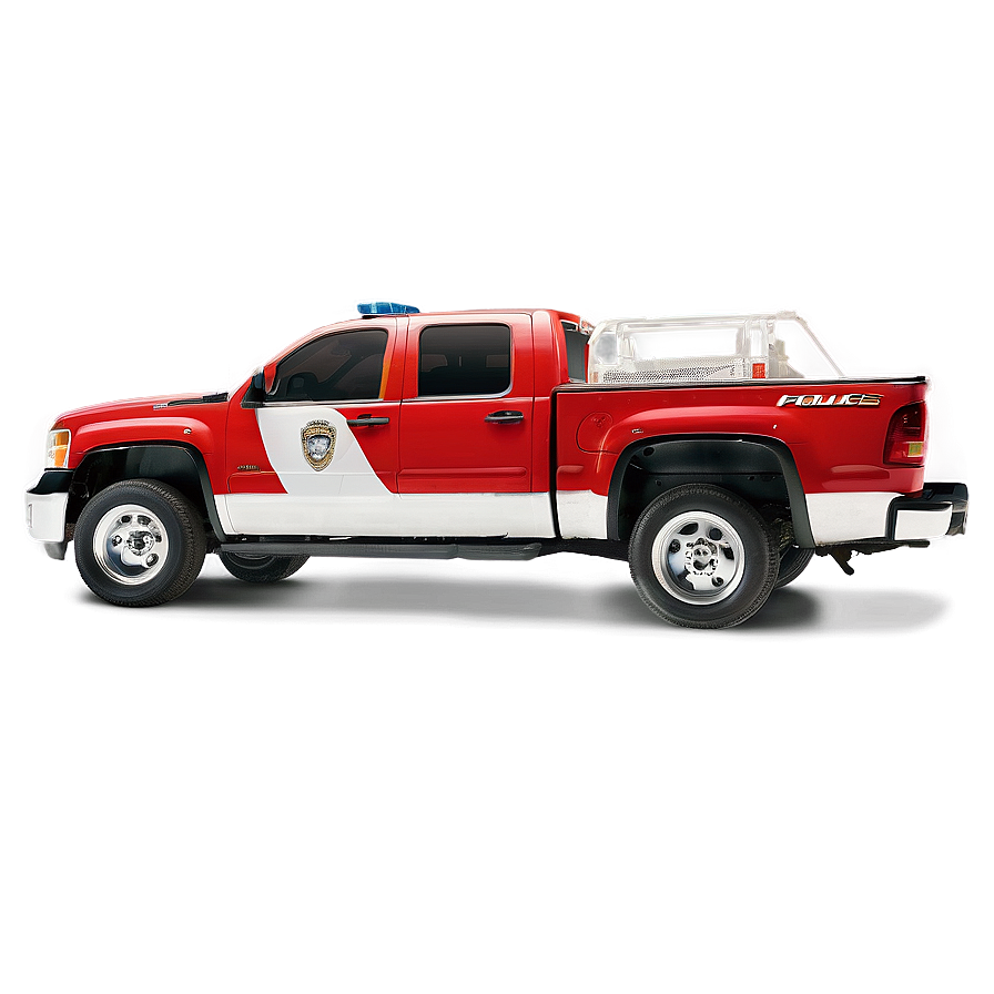 Police Pickup Truck Png 06252024 PNG image