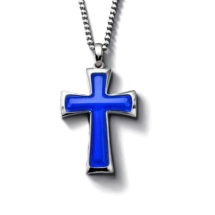 Polished Blue Cross Png Mrl13 PNG image