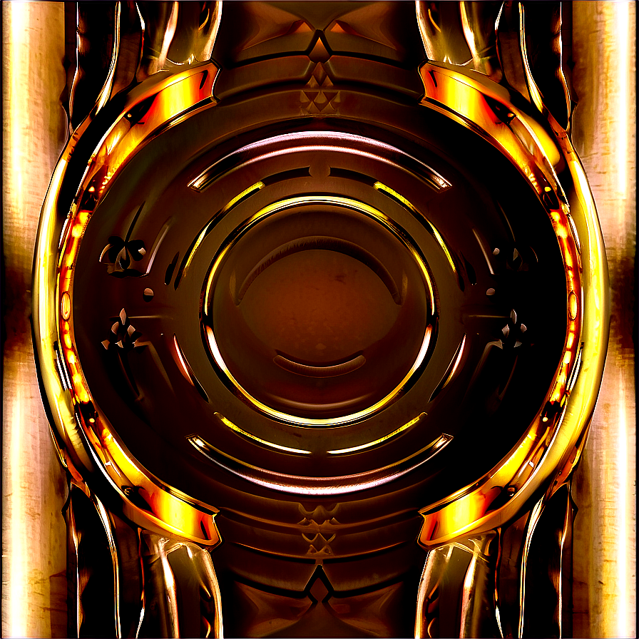 Polished Gold Plate Png 06272024 PNG image