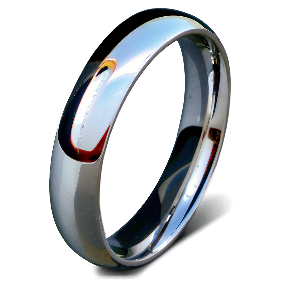 Polished Metal Ring Png 06282024 PNG image