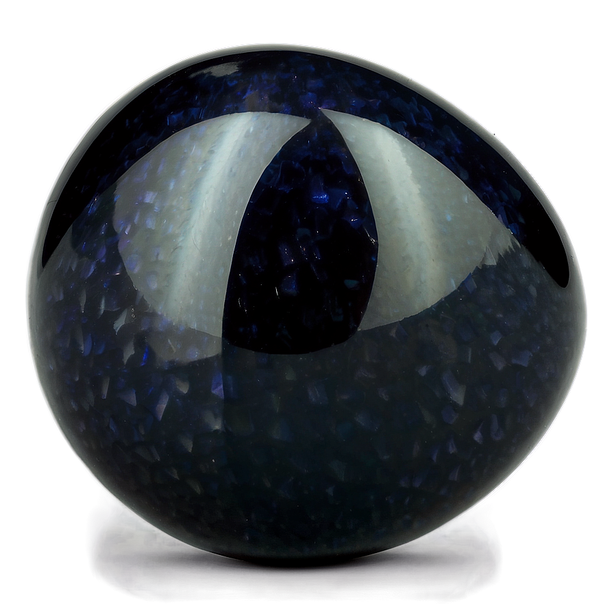 Polished Obsidian Gemstone Png 06272024 PNG image