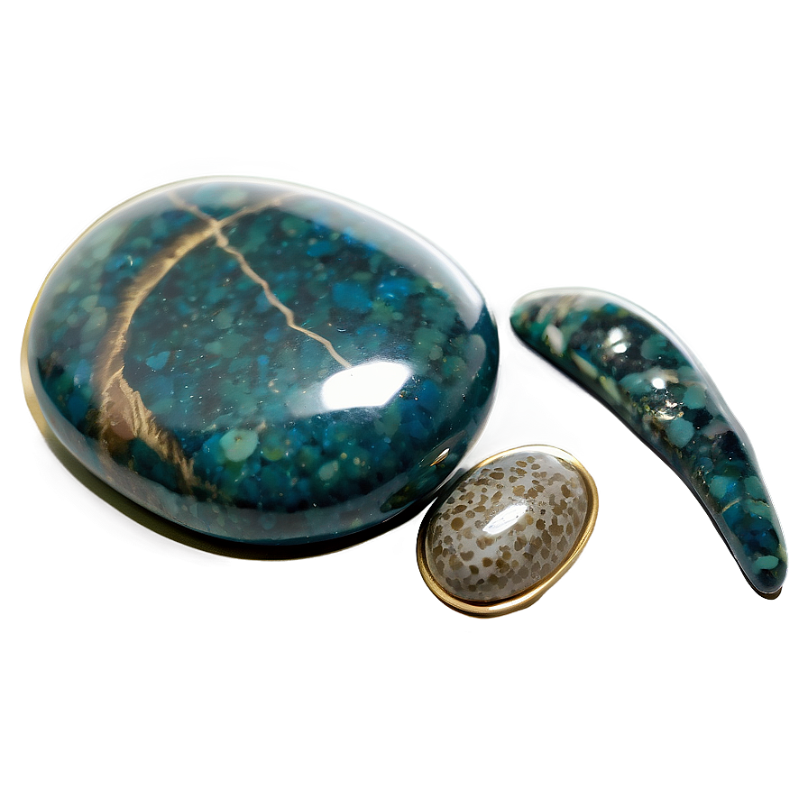 Polished River Rock Jewelry Png 06292024 PNG image