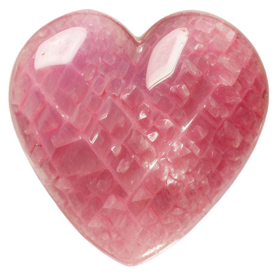 Polished Rose Quartz Heart Png Mya5 PNG image