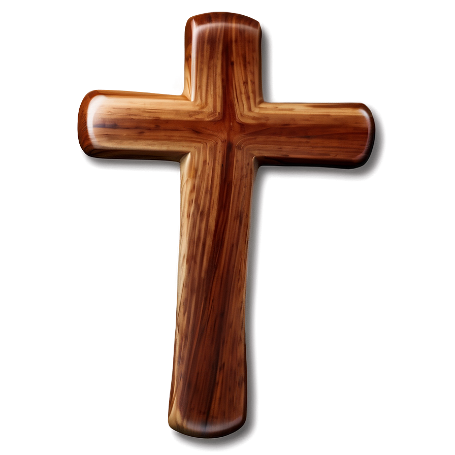 Polished Wooden Cross Png Dxf PNG image