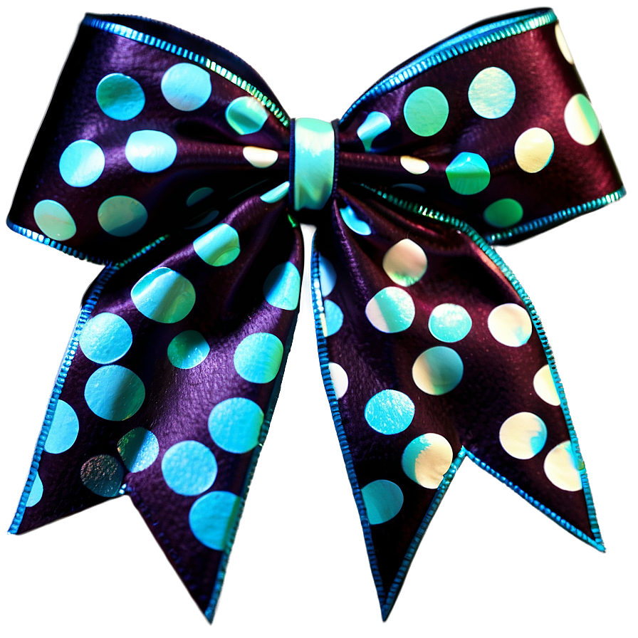 Polka Dot Cheer Bow Png Cub PNG image