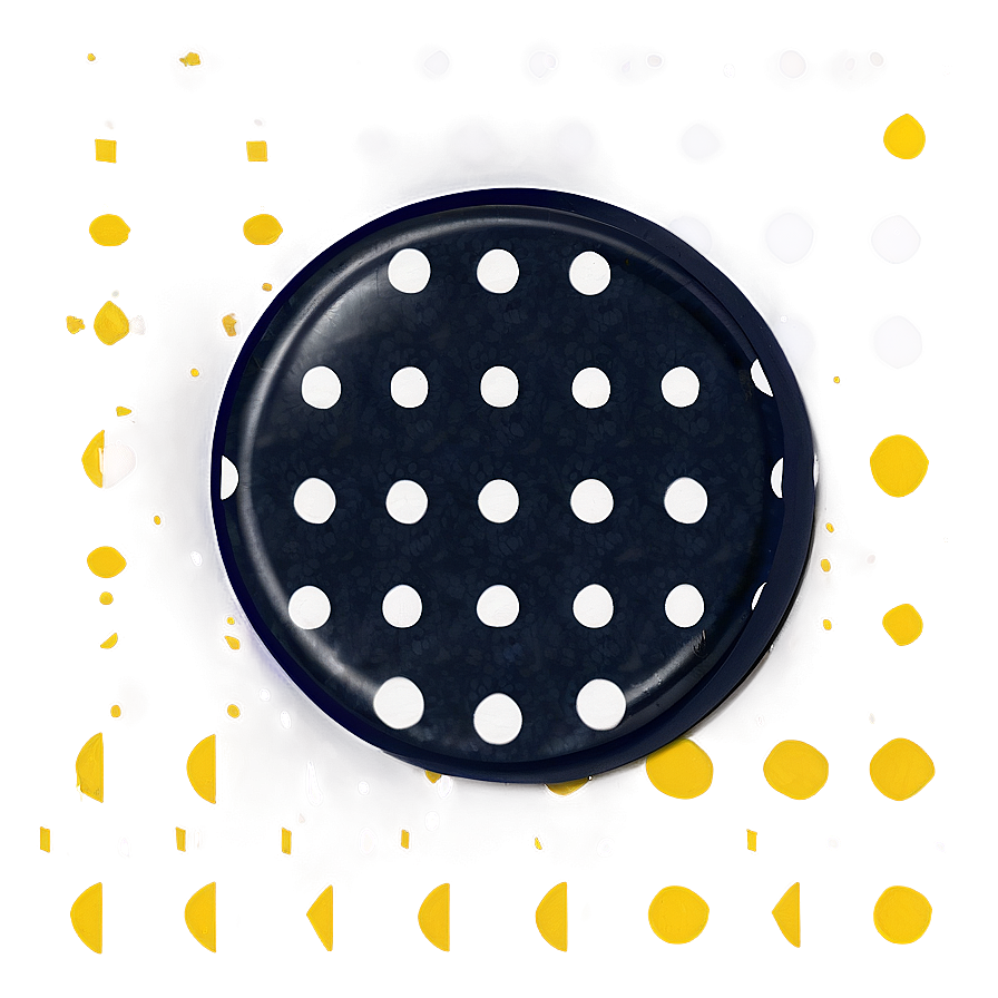 Polka Dot Circle Sticker Png 06282024 PNG image