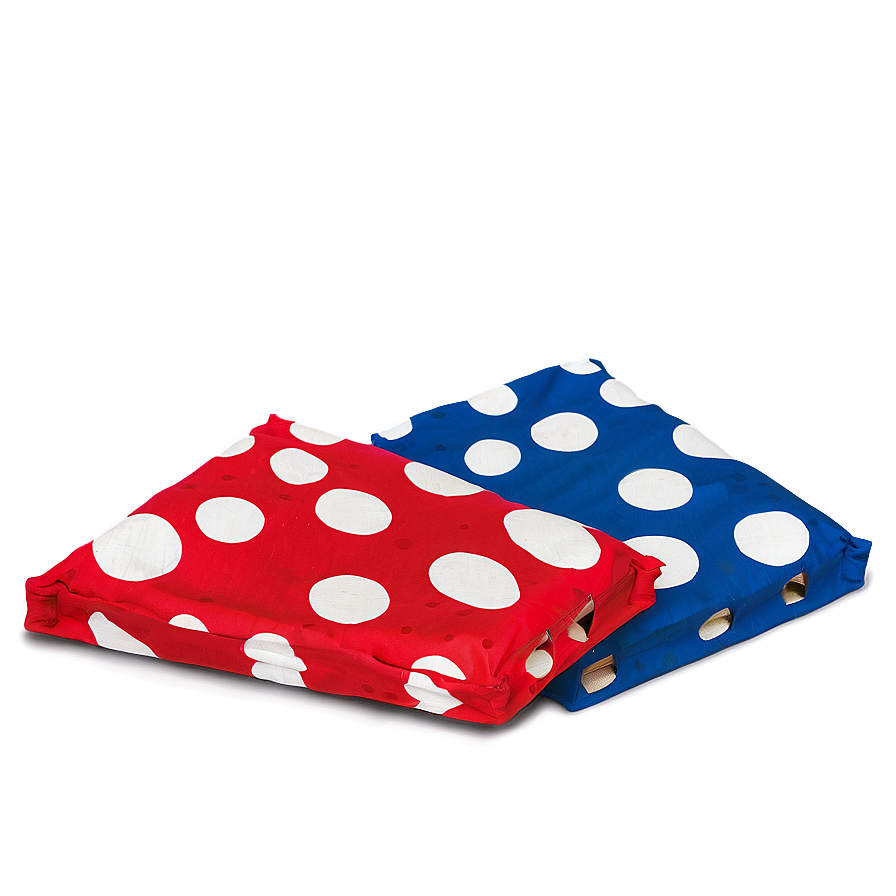 Polka Dot Cornhole Bag Png Xeg PNG image