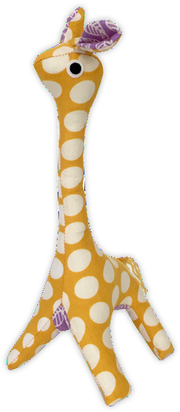 Polka Dot Giraffe Plush Toy PNG image