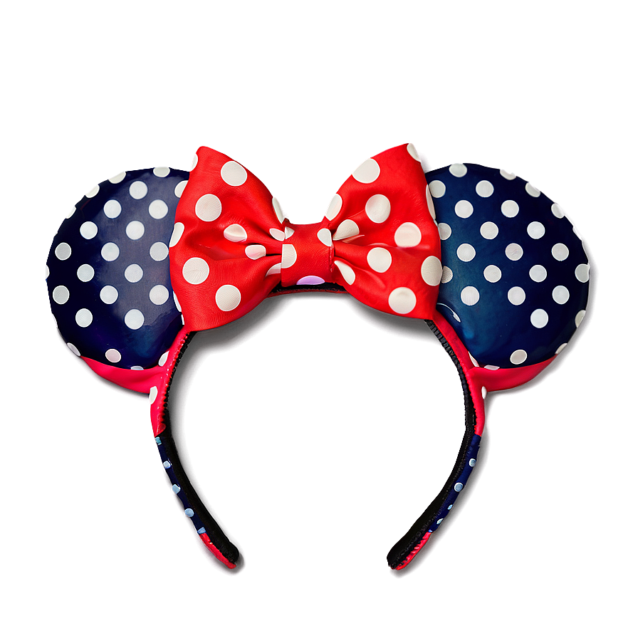 Polka Dot Minnie Mouse Ears Png 77 PNG image