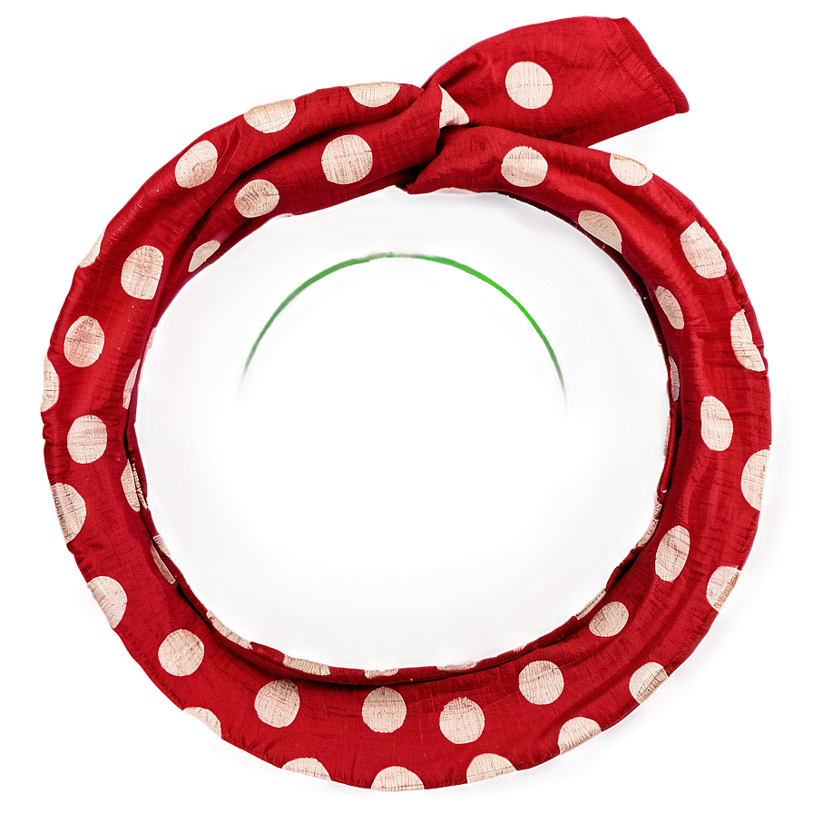 Polka Dot Red Scarf Png Rqx PNG image