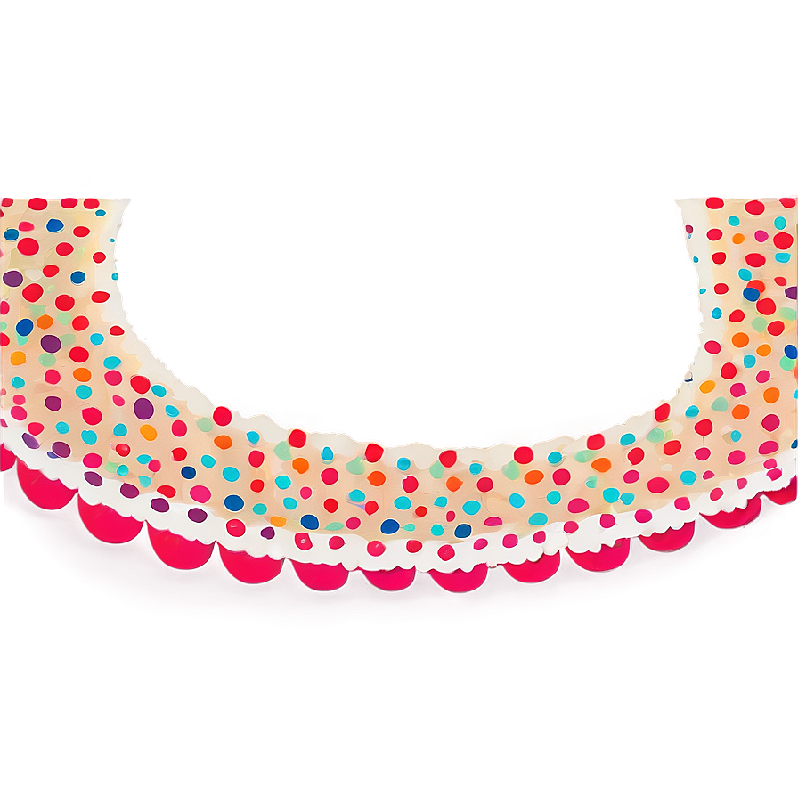 Polka Dot Scallop Edge Png 68 PNG image