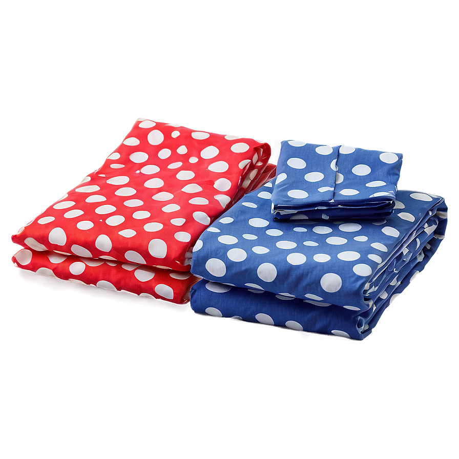 Polka Dot Sheet Set Png 06242024 PNG image