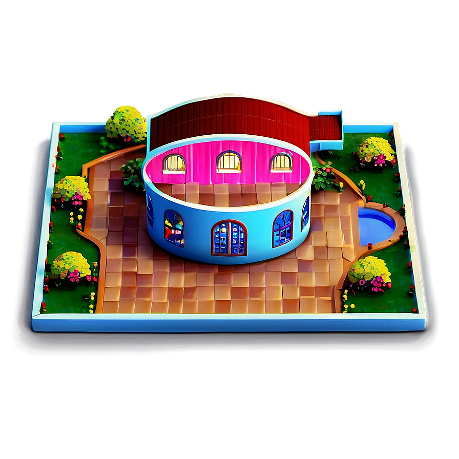 Polly Pocket Dream House Png 06282024 PNG image