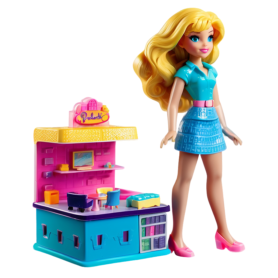 Polly Pocket Fashion Boutique Png Htk58 PNG image