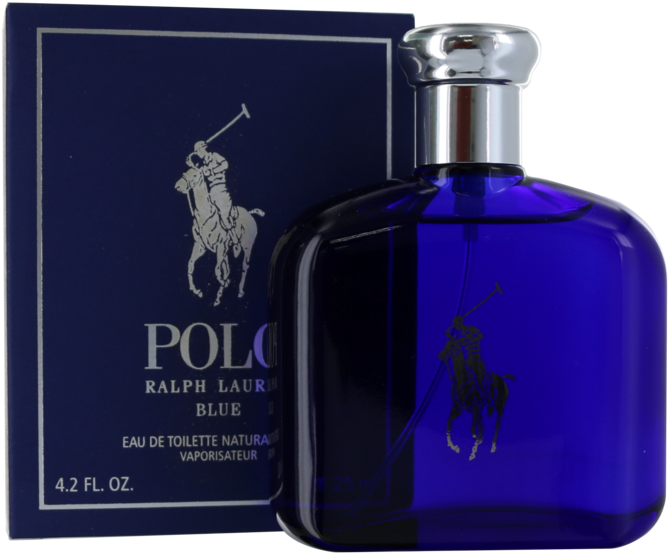 Polo Blue Ralph Lauren Fragrance PNG image