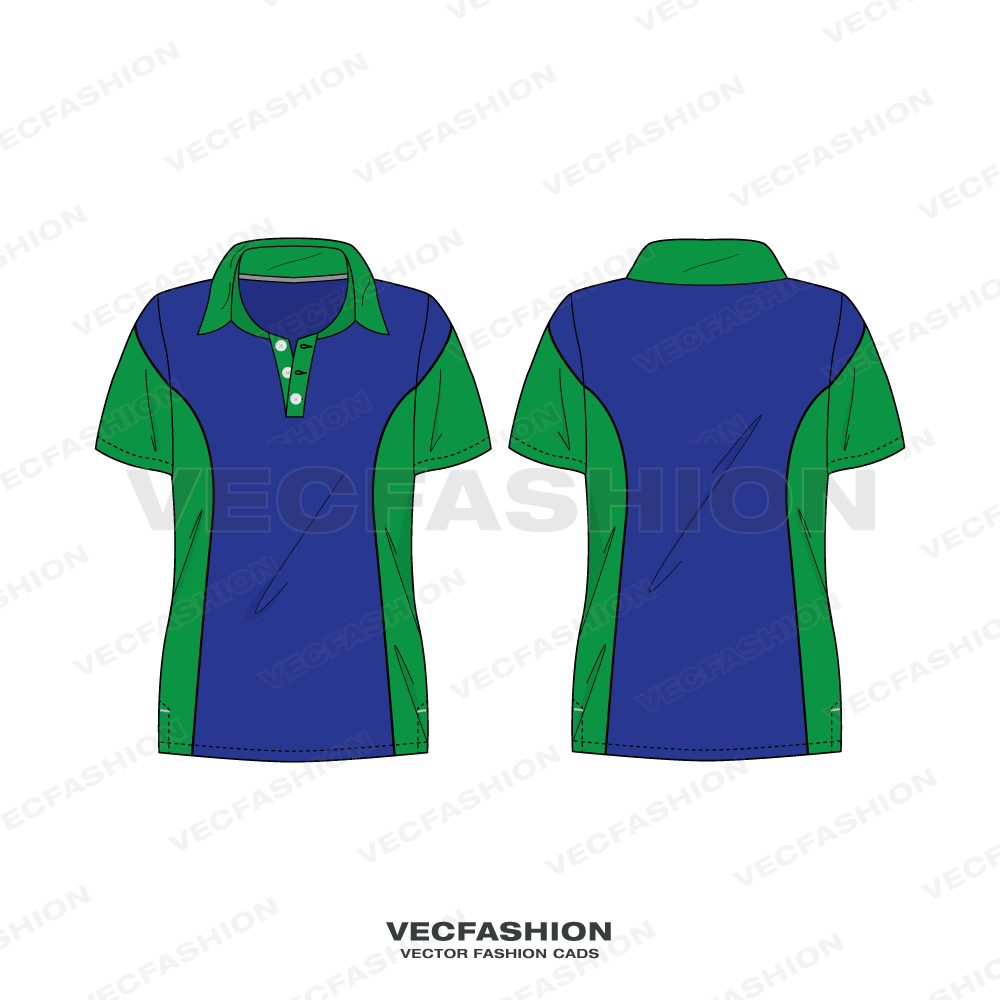 Polo Shirt Template Vector PNG image