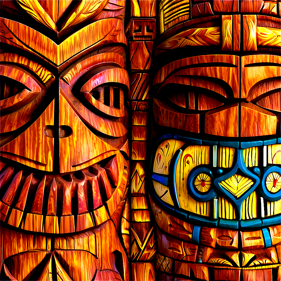 Polynesian Tiki Carving Png Dmr83 PNG image