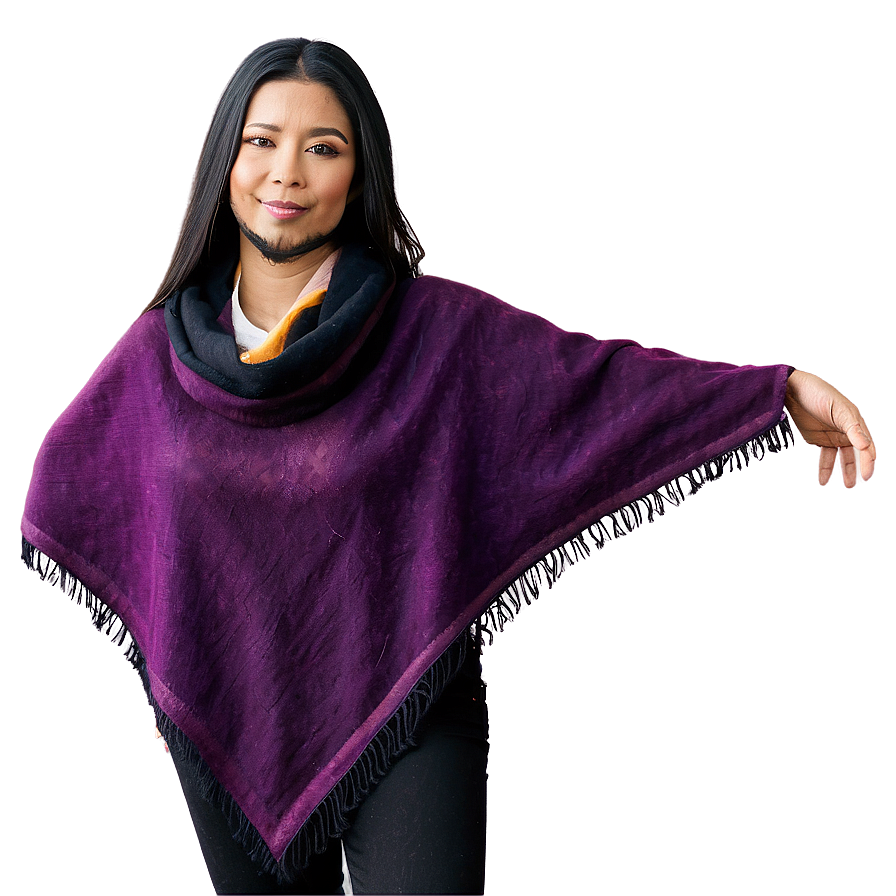 Poncho And Scarf Set Png Kfs49 PNG image