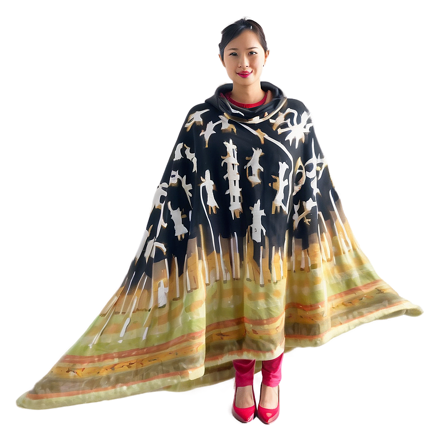 Poncho With Belt Png 66 PNG image