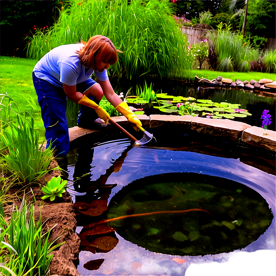 Pond Cleaning Tips Png 06122024 PNG image