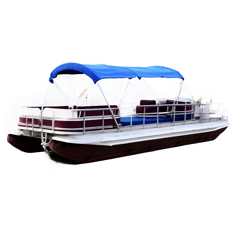 Pontoon Boat Under Starry Sky Png 06292024 PNG image