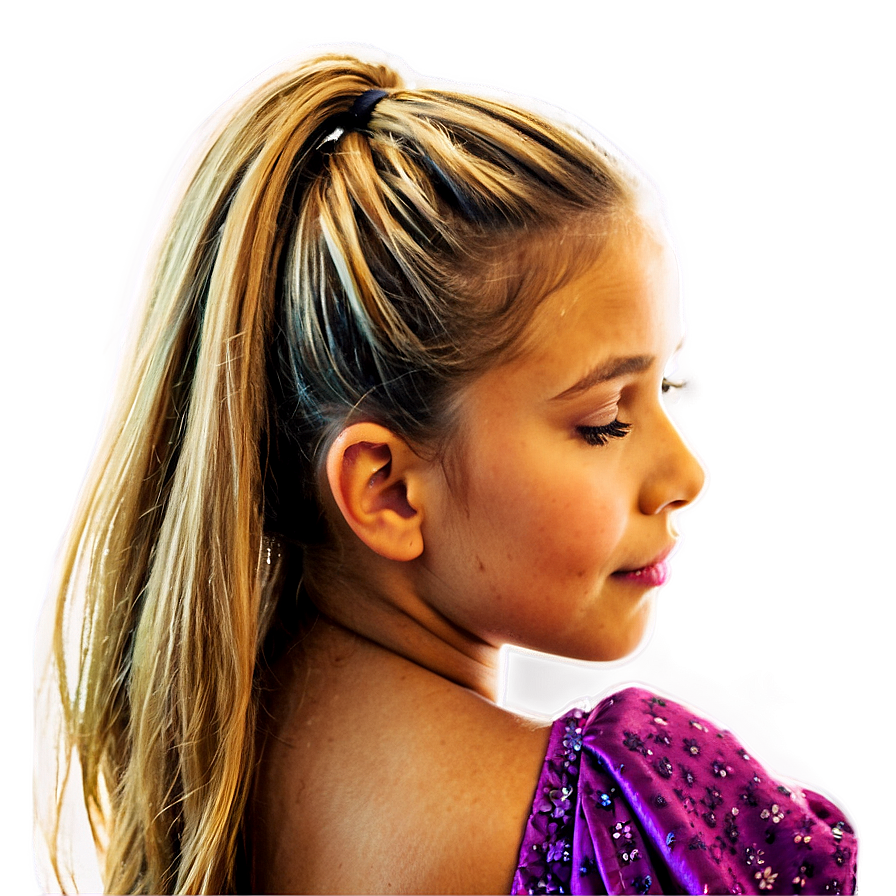 Ponytail For Dance Png 97 PNG image