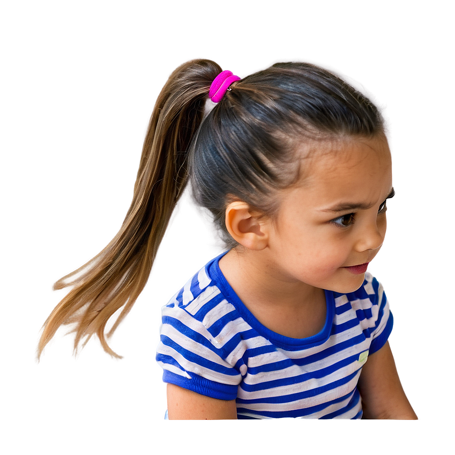 Ponytail For Kids Png 06262024 PNG image