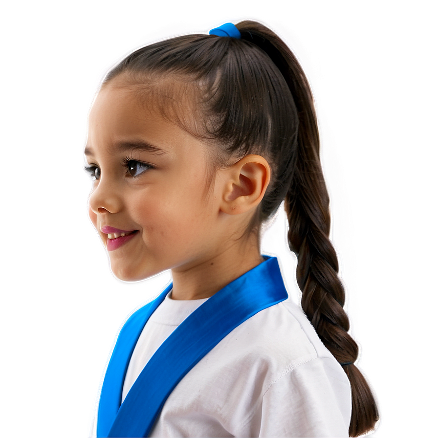 Ponytail For Kids Png Iev55 PNG image