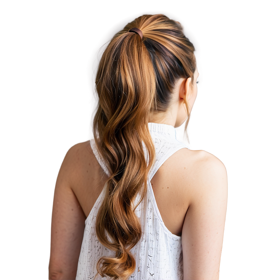 Ponytail Hairstyle Png 06262024 PNG image