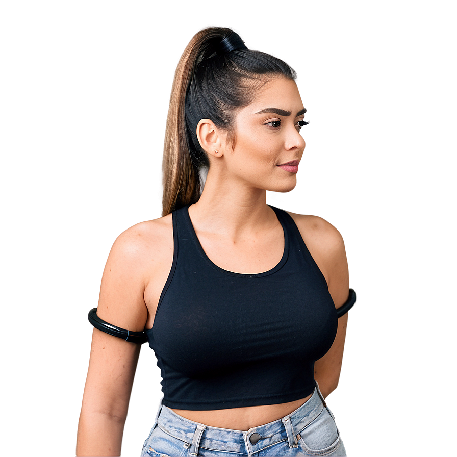 Ponytail With Cuffs Png 06262024 PNG image