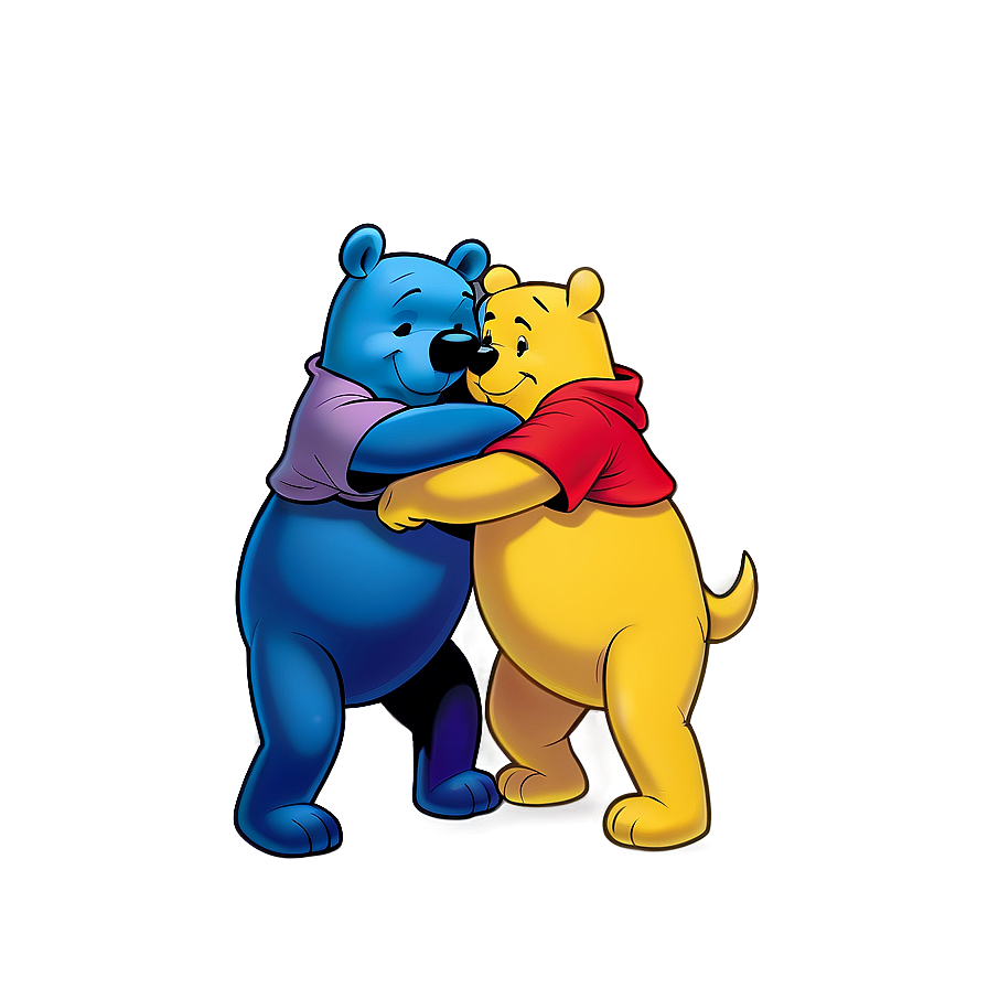 Pooh Bear Hug Png Psu21 PNG image