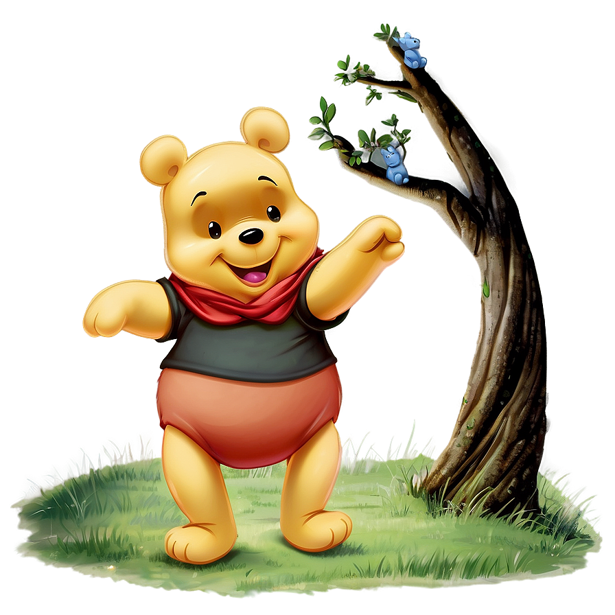 Pooh Bear In Love Png 82 PNG image